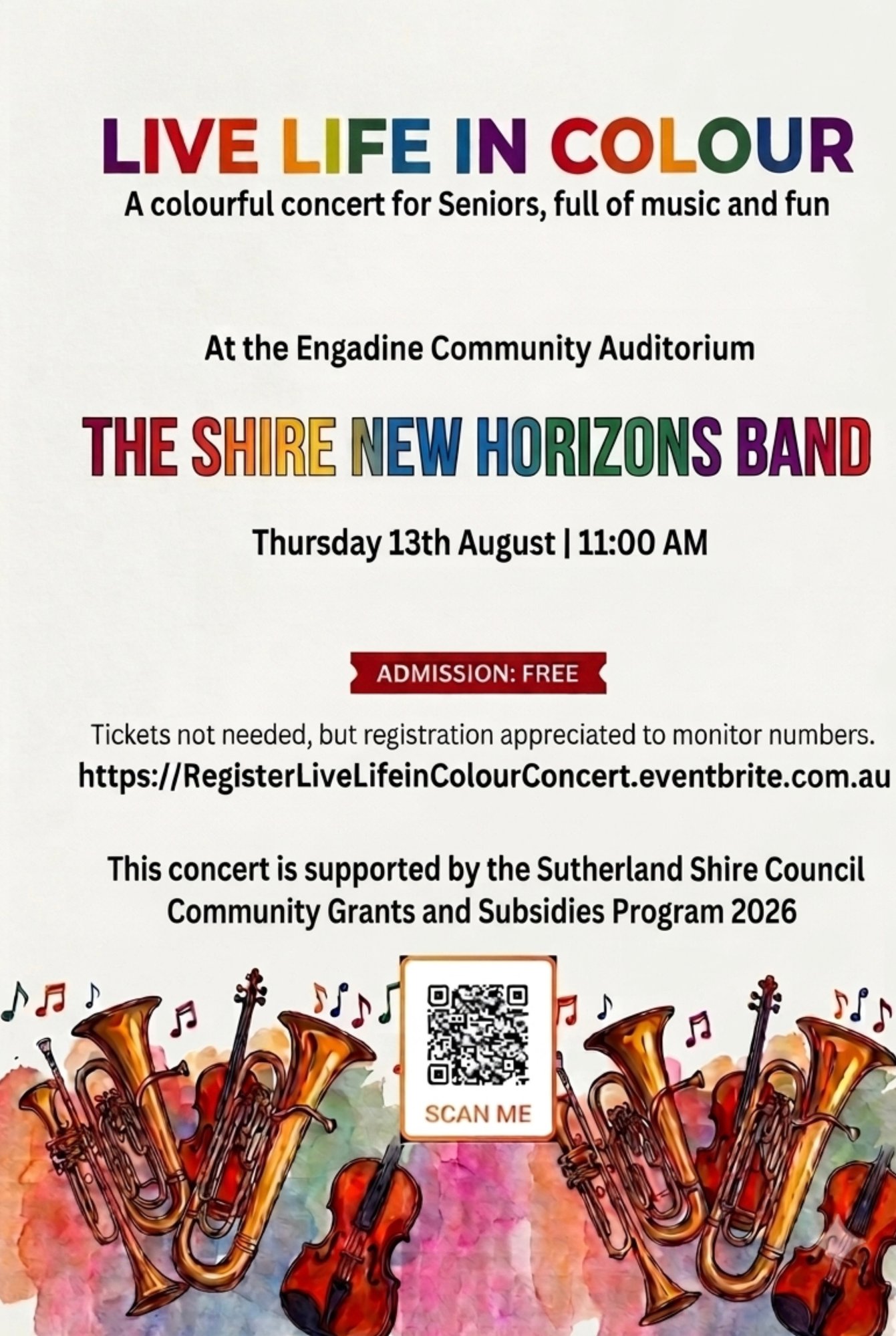 Engadine Concert Flyer - Aug26